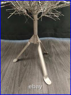 CHRISTMAS. SILVER FIR-TREE. Vintage Artificial Aluminum. CHRISTMAS TREE USSR 2