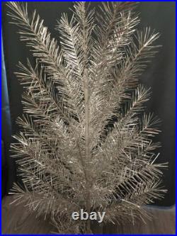 CHRISTMAS. SILVER FIR-TREE. Vintage Artificial Aluminum. CHRISTMAS TREE USSR 2