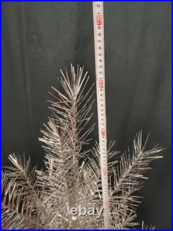 CHRISTMAS. SILVER FIR-TREE. Vintage Artificial Aluminum. CHRISTMAS TREE USSR 2