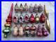 CHRISTMAS. Vintage. Glass christmas tree decoration 21 pcs of the USSR