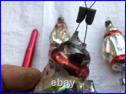 CHRISTMAS. Vintage. Glass christmas tree decoration 21 pcs of the USSR