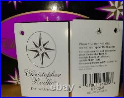 CHRISTOPHER RADKO-Vintage MOON GLOW SANTA 2001 Christmas Tree glass Ornament