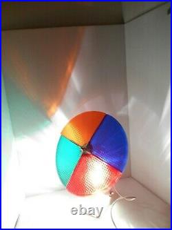 COLOR WHEEL Christmas Tree Motorized Light HOLLY TIME Vintage
