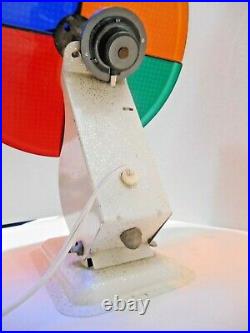 COLOR WHEEL Christmas Tree Motorized Light HOLLY TIME Vintage