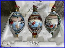 Cardinal Bird Ornaments Vintage Glass Porcelain Christmas Tree Decoration Qty 12