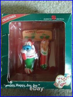Carlton cards, American Greetings Ren and Stimpy Christmas Ornament Nickelodeon