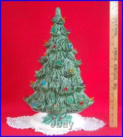 Ceramic CHRISTMAS TREE 17 Nowell Mold 1978 Vintage VGC