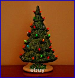 Ceramic CHRISTMAS TREE 17 Nowell Mold 1978 Vintage VGC