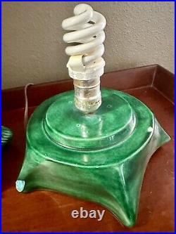 Ceramic Christmas Tree Holland Mold 20 With Base Light-Up Vintage 1970's