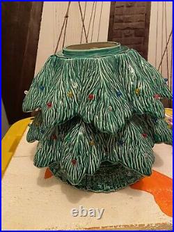 Ceramic Christmas Tree The Garevintage Looking 20 Inch High, Rare Find