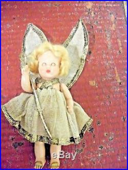 Charming Vintage Antique 50s Roddy fairy Doll Christmas Tree Fairy Angel Topper
