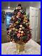 Christmas Sugar Fruit Tree Waterford Holiday Heirloom Georgian 30 Vtg