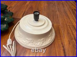 Christmas Tree Cramer Mold 21 Large Ceramic Tall Base 10.5 Base Vintage 1981