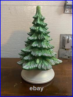 Christmas tree ceramic Nowell's molds 1977 RARE Vintage beautiful 10 tall