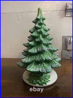 Christmas tree ceramic Nowell's molds 1977 RARE Vintage beautiful 10 tall