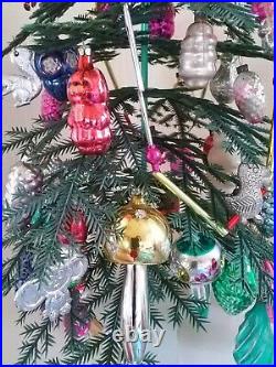 Christmas vintage tree Soviet ornaments decoration USSR 60 toys