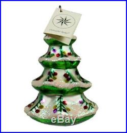 Christopher Radko Christmas WINTER TREE Ornament Vintage 92-101-2 NWT