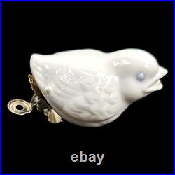 Clip On Christmas Tree Ornaments Set of 20 Baby Chicks Mint Antique Porcelain
