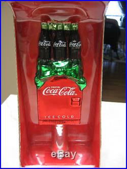 Coca Cola Vintage 6 Pack Style Christmas Tree Topper Nib
