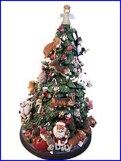 Comical Cats Christmas Tree Danbury Mint Gary Patterson 2001 Vintage