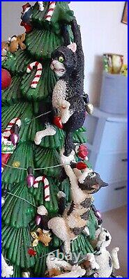 Comical Cats Christmas Tree Danbury Mint Gary Patterson 2001 Vintage