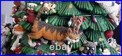 Comical Cats Christmas Tree Danbury Mint Gary Patterson 2001 Vintage