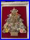 Costume Jewelry Christmas Tree 1970's Vintage (lights Work)