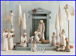 Creche For Nativity Figure Sculpture Hand Painting Willow Tree By Susan Lordi