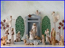 Creche For Nativity Figure Sculpture Hand Painting Willow Tree By Susan Lordi