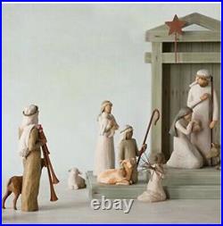 Creche For Nativity Figure Sculpture Hand Painting Willow Tree By Susan Lordi