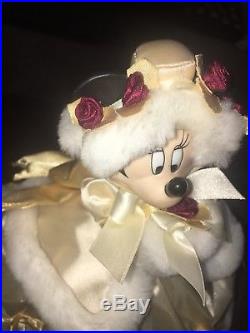DISNEY Victorian Christmas MINNIE MOUSE TREE TOPPER Vintage Holiday EXCLUSIVE