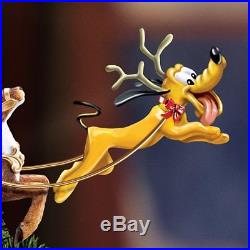 Disney Christmas Tree Topper Mickey Vintage Figurines Animated LED Lights Decor