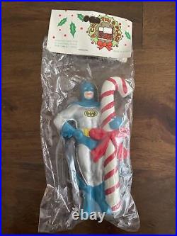 EXTREMELY RARE Vintage 1979 DC Comics Batman Christmas Tree Ornament NEW NOS
