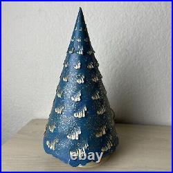 Econolite Motion Lamp Paper Christmas Tree Vintage 1952 Roto-Vue Works 10.5 MCM