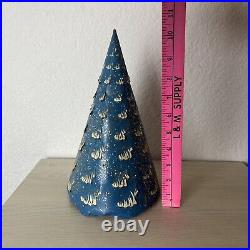 Econolite Motion Lamp Paper Christmas Tree Vintage 1952 Roto-Vue Works 10.5 MCM