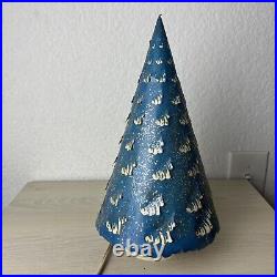 Econolite Motion Lamp Paper Christmas Tree Vintage 1952 Roto-Vue Works 10.5 MCM