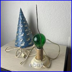 Econolite Motion Lamp Paper Christmas Tree Vintage 1952 Roto-Vue Works 10.5 MCM