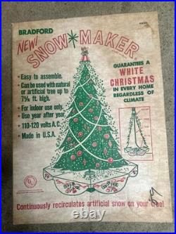 Extremely Rare Vintage 1960's Bradford Snow Maker See Description for Details