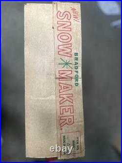 Extremely Rare Vintage 1960's Bradford Snow Maker See Description for Details