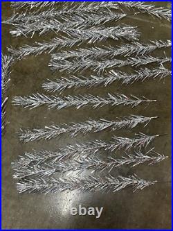 Fairyland 6.5 Ft Aluminum Vintage Christmas Tree Silver Rare MCM