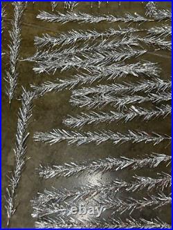 Fairyland 6.5 Ft Aluminum Vintage Christmas Tree Silver Rare MCM