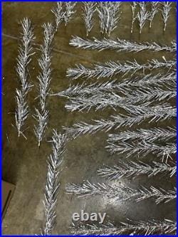 Fairyland 6.5 Ft Aluminum Vintage Christmas Tree Silver Rare MCM