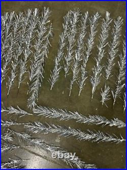 Fairyland 6.5 Ft Aluminum Vintage Christmas Tree Silver Rare MCM