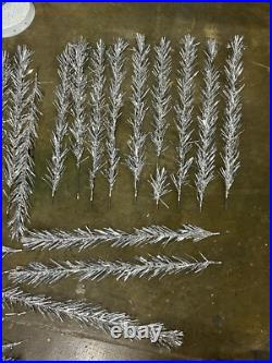 Fairyland 6.5 Ft Aluminum Vintage Christmas Tree Silver Rare MCM