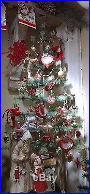 Feather Tree in Tin Base 36 in tall Vintage Christmas lg6139 NEW Bethany Lowe