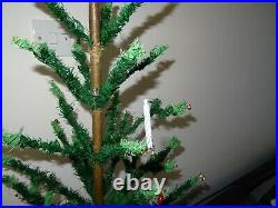 GOOSE FEATHER CHRISTMAS TREE ANTIQUE VINTAGE GERMANY M GESCHUTZT USA 20s 30s 36