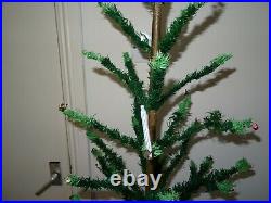 GOOSE FEATHER CHRISTMAS TREE ANTIQUE VINTAGE GERMANY M GESCHUTZT USA 20s 30s 36