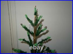 GOOSE FEATHER CHRISTMAS TREE ANTIQUE VINTAGE GERMANY M GESCHUTZT USA 20s 30s 36