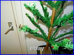 GOOSE FEATHER CHRISTMAS TREE ANTIQUE VINTAGE GERMANY M GESCHUTZT USA 20s 30s 36