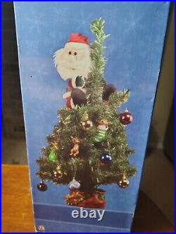 Gemmy 2 Foot animated Christmas Tree. Jingle Jingle Jingle 2004. NIB Vintage